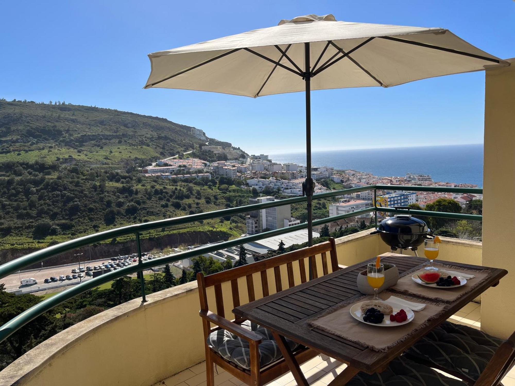 דירות ססימברה Casa Do Mar - Sea View - Wifi - Barbecue מראה חיצוני תמונה